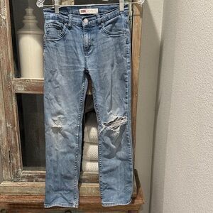 Levi's Light Blue Ripped Jeans